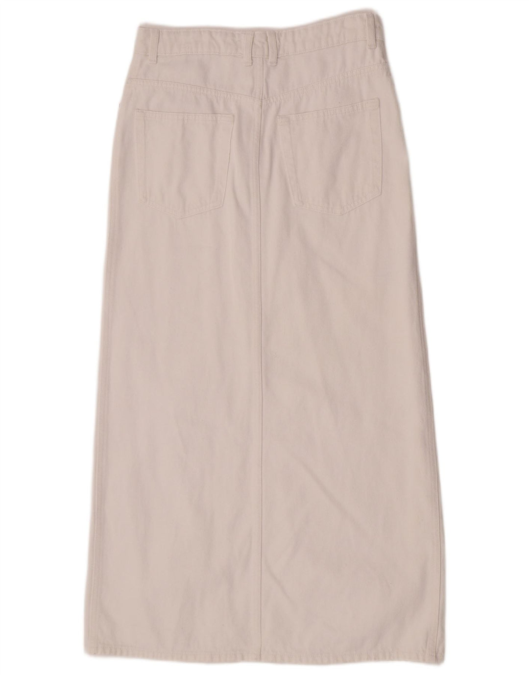 Mango Femme Jupe En Jean Medium W30 Coton Blanc