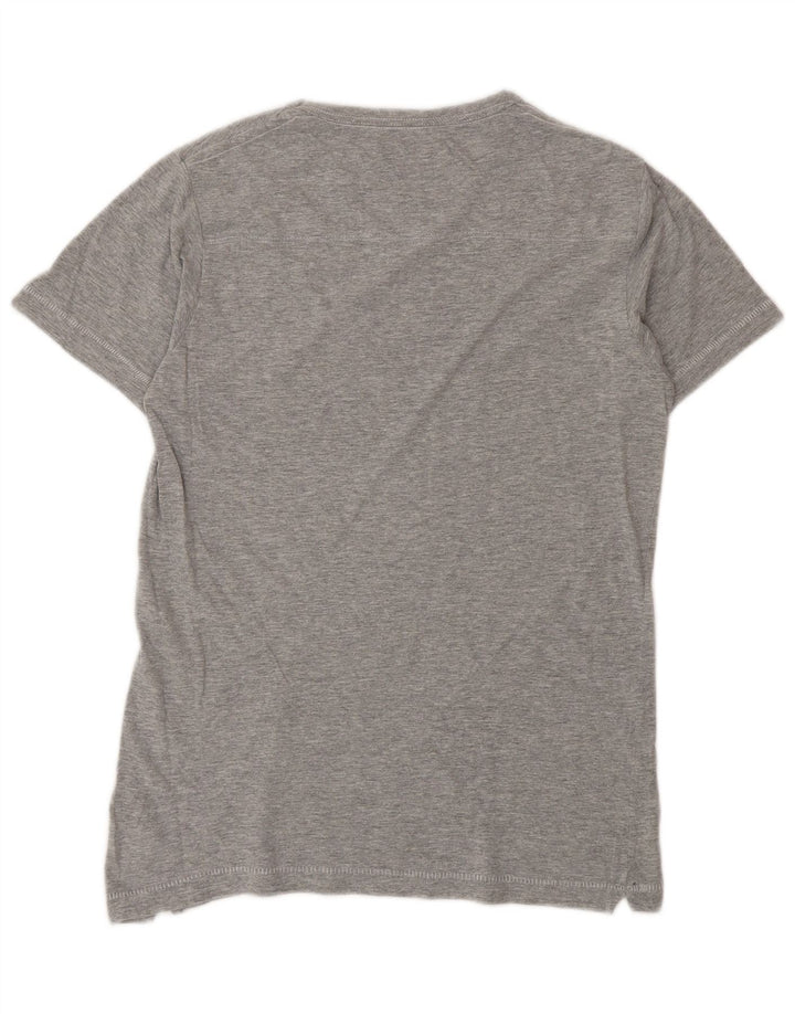 French Connection T-Shirt Femme Top UK 10 Petit Gris Coton