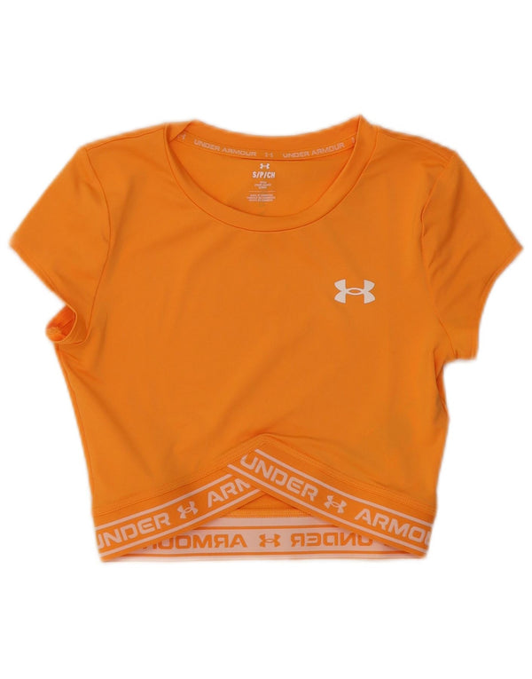 Under Armour Ensemble 2 pièces ajusté graphique pour femme UK 10 Small Orange