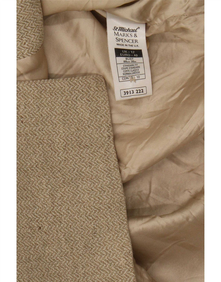 Marks & Spencer Veste St. Michael Blazer pour femme Beige moyen UK 12