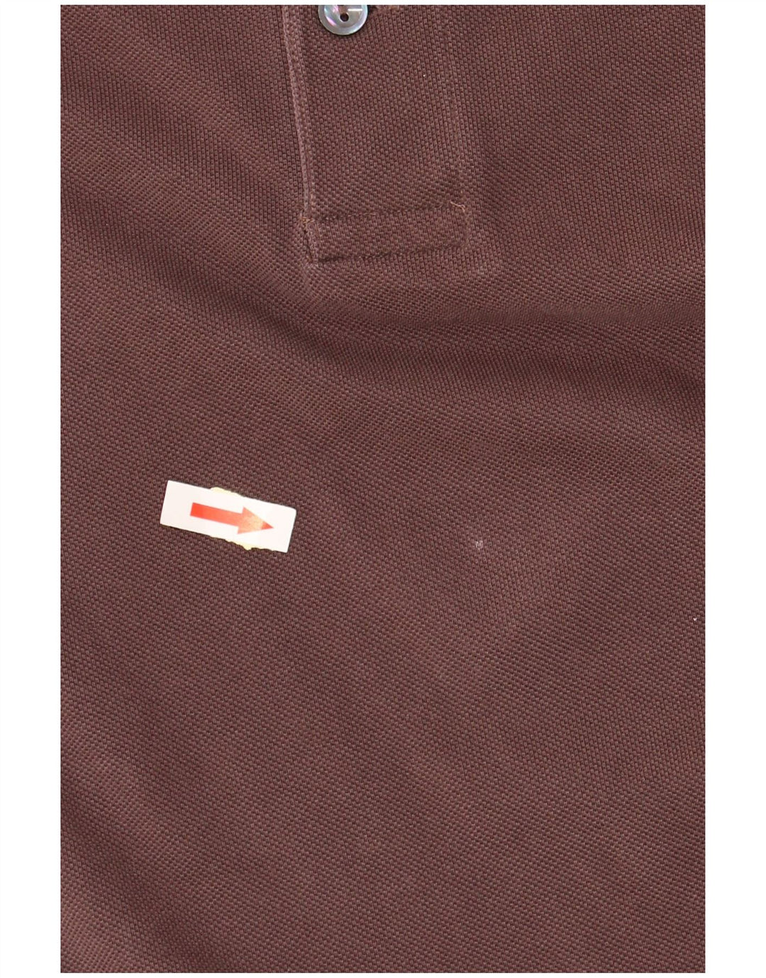 KAPPA Polo Homme Marron Moyen Coton
