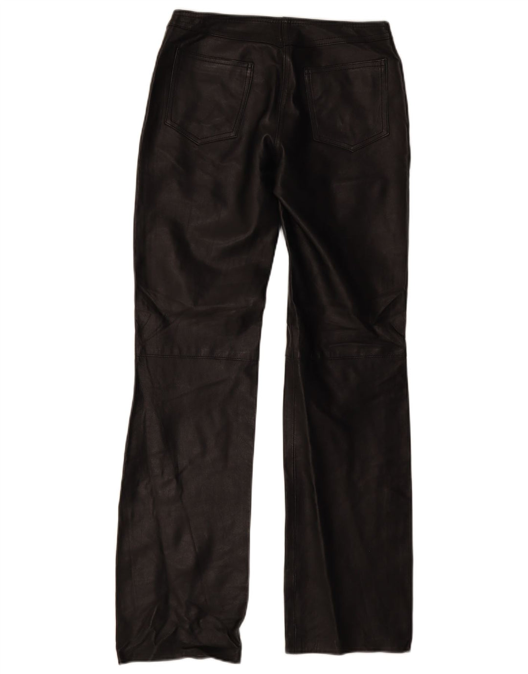 XETRA Pantalon en cuir bootcut pour femme IT 42 Medium W28 L32 Noir