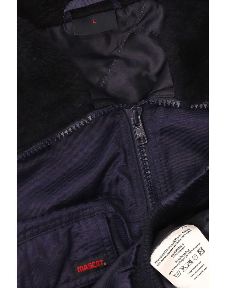 Mascot Blouson Bomber Homme UK 40 Grand Bleu Marine Colorblock Coton