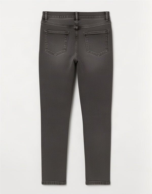 Marks & Spencer Jean skinny court pour femme UK 14 Large W32 L25 Coton gris