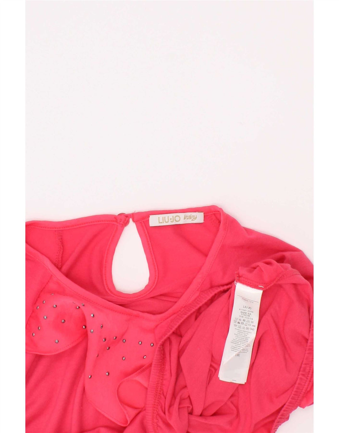 Liu Jo Haut Chemisier Fille 4-5 Ans Rose Polyester