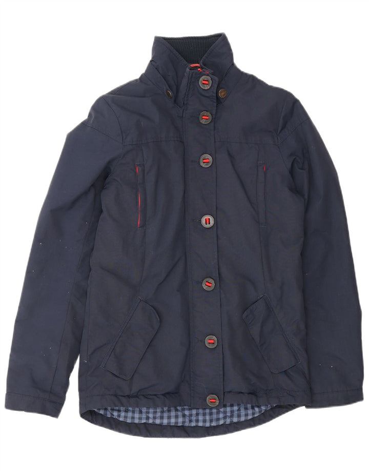Fat Face Veste coupe-vent pour femme UK 6 XS Bleu marine Nylon