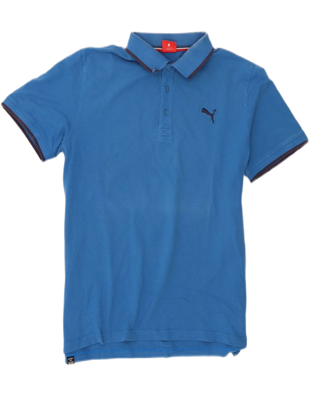 Puma Polo Homme Grand Bleu Coton