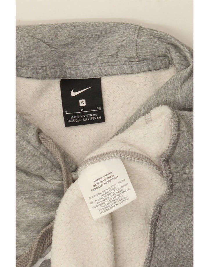 NIKE Mens Graphic Hoodie Jumper Small Grey Cotton Vintage Nike and Second-Hand Nike from Messina Hembry 