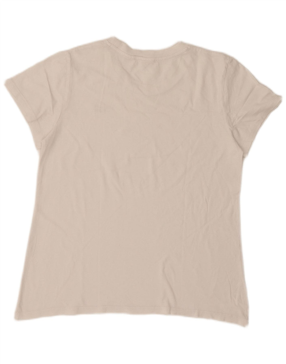 LEVI'S T-Shirt Femme UK 14 Medium Blanc
