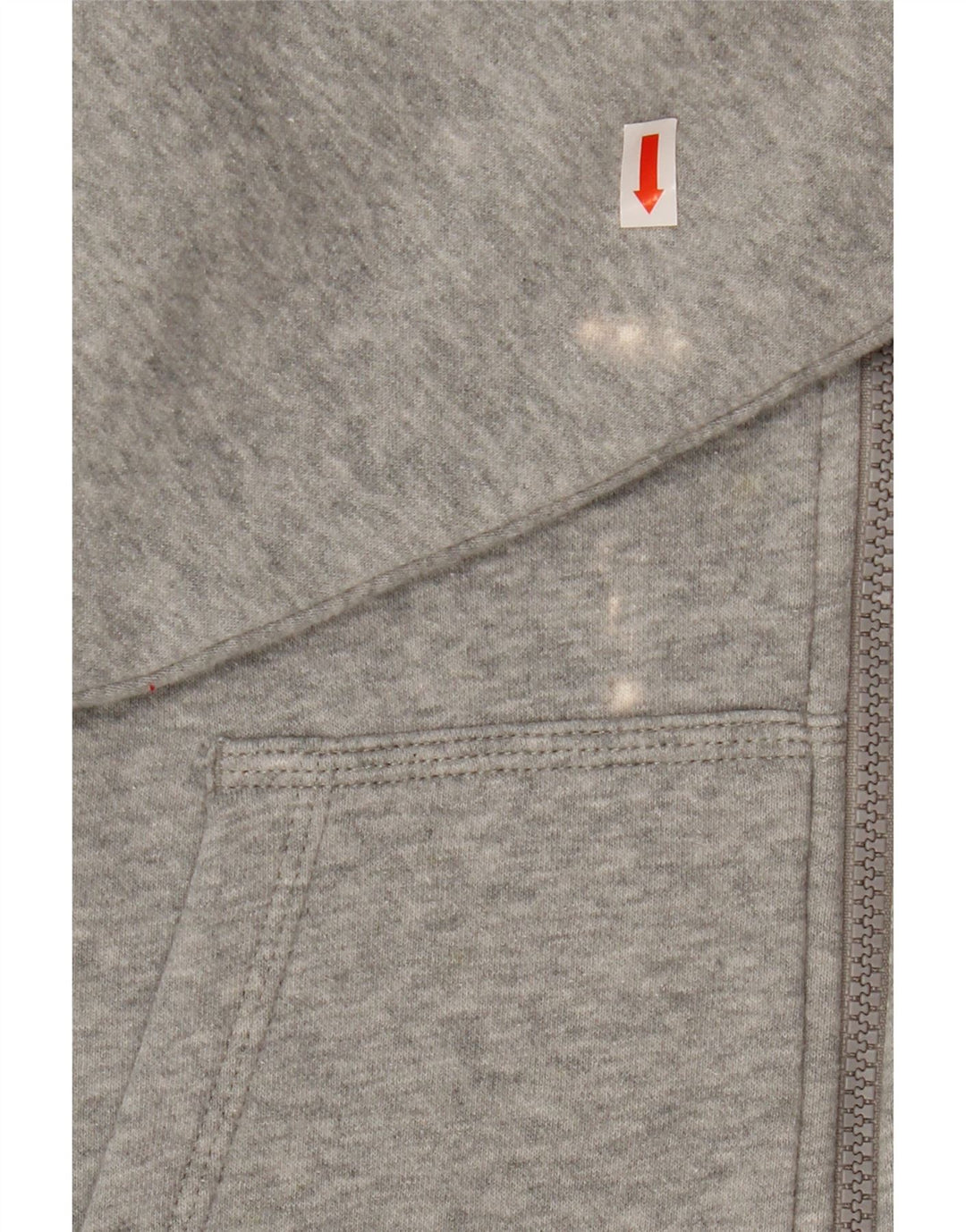 NIKE Pull à capuche zippé pour homme 2XL Gris Coton