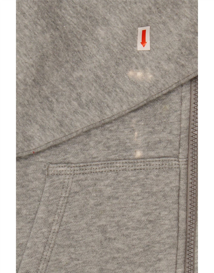 NIKE Pull à capuche zippé pour homme 2XL Gris Coton