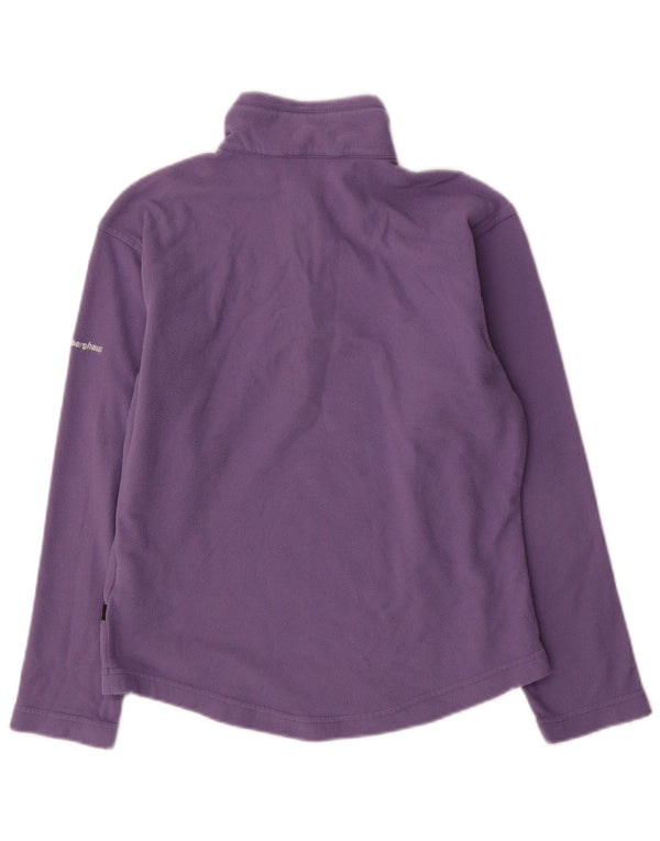 Berghaus Pull polaire à col zippé pour femme UK 10 Small Violet Polyester