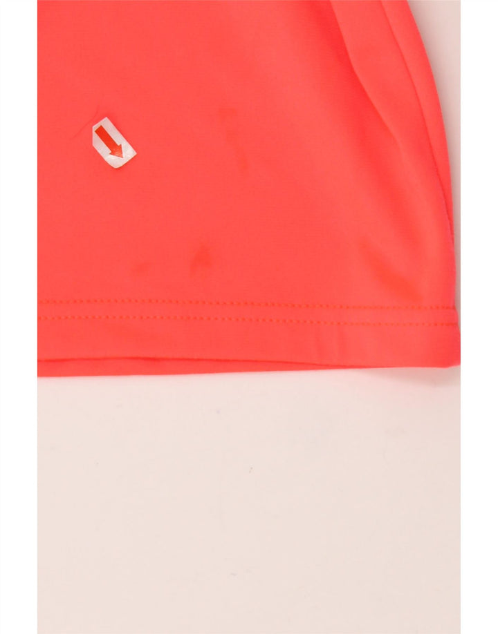 PUMA Haut de survêtement à col zippé pour garçon 11-12 ans Rouge Colourblock