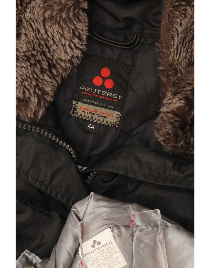 PEUTEREY Veste matelassée IT 44 Femme Noir Moyen Polyamide