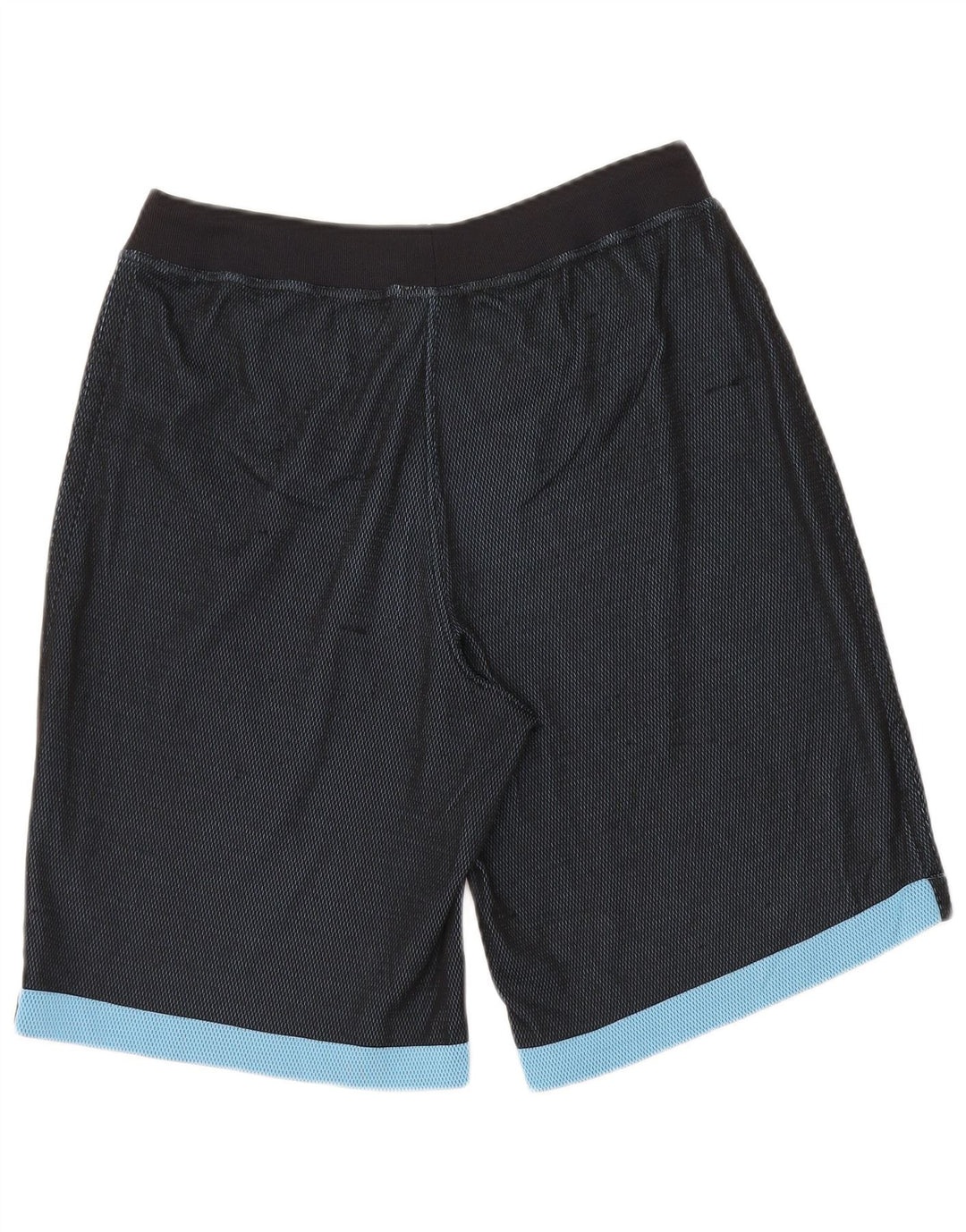 Reebok Short de Sport Small Homme Bleu Marine Colourblock