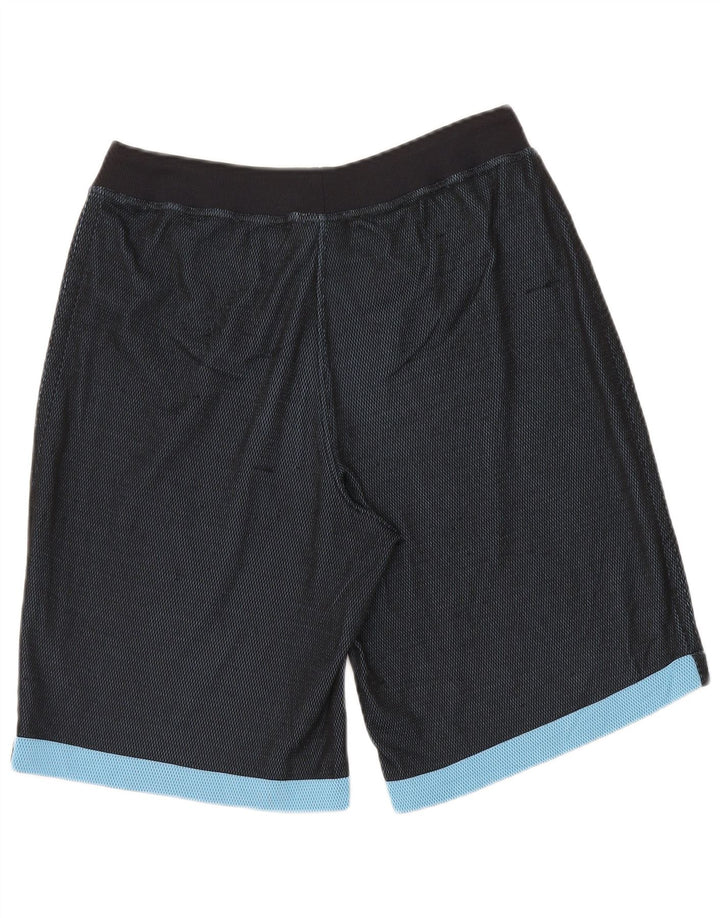 Reebok Short de Sport Small Homme Bleu Marine Colourblock