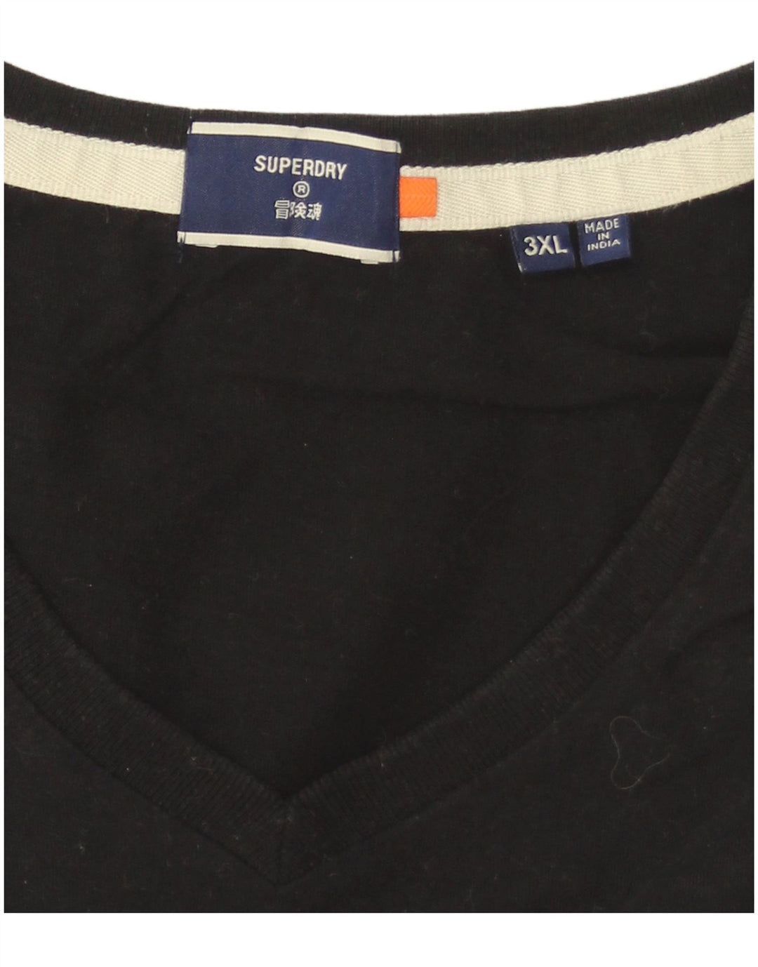 Superdry T-Shirt Homme Haut 3XL Noir