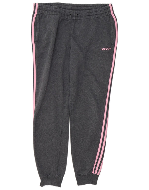 ADIDAS Pantalon de survêtement pour femme Joggers UK 16/18 Large Gris Moucheté