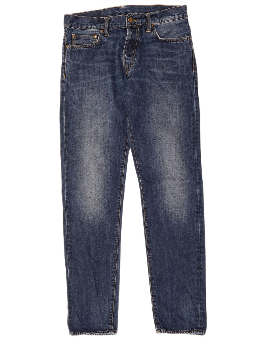 Carhartt Jean droit Klondike homme W30 L32 bleu coton