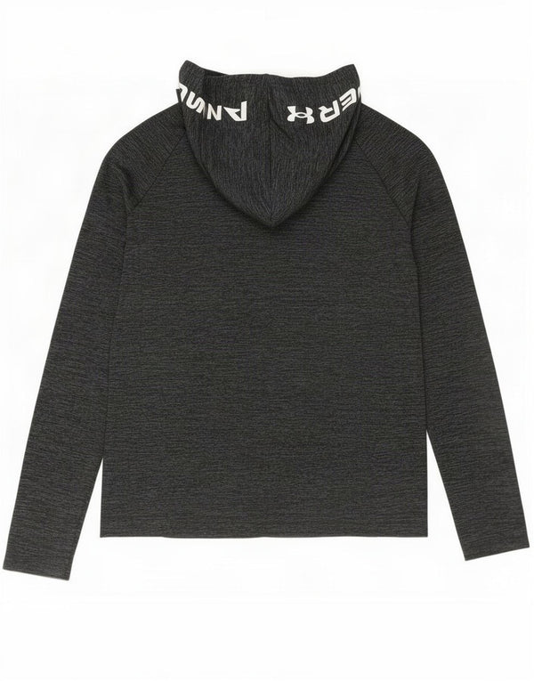 Under Armour Haut Graphique à Manches Longues Homme Gris Moyen Moucheté