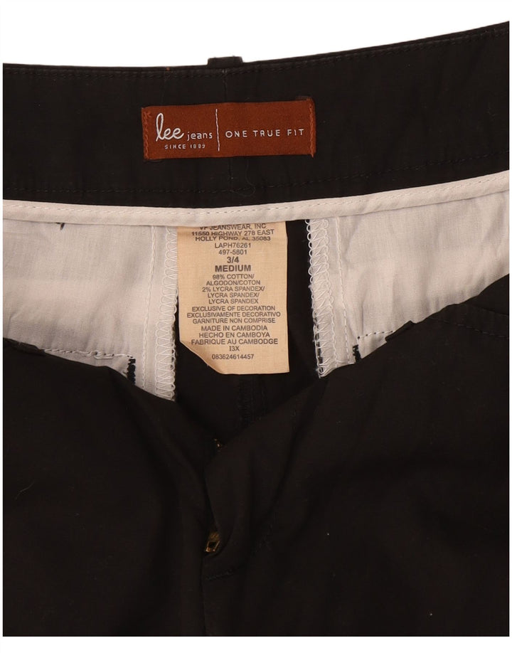 LEE Short décontracté pour femme US 3 Small W27 en coton noir