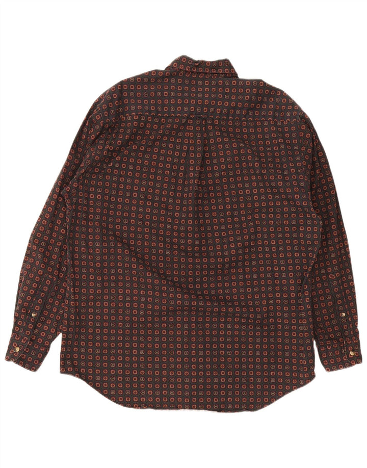 Chemise Homme Nautica Coton Géométrique Marron Moyen