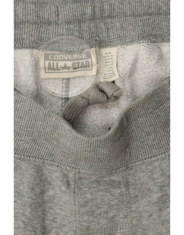 Converse Pantalon de survêtement pour homme XL Gris Coton