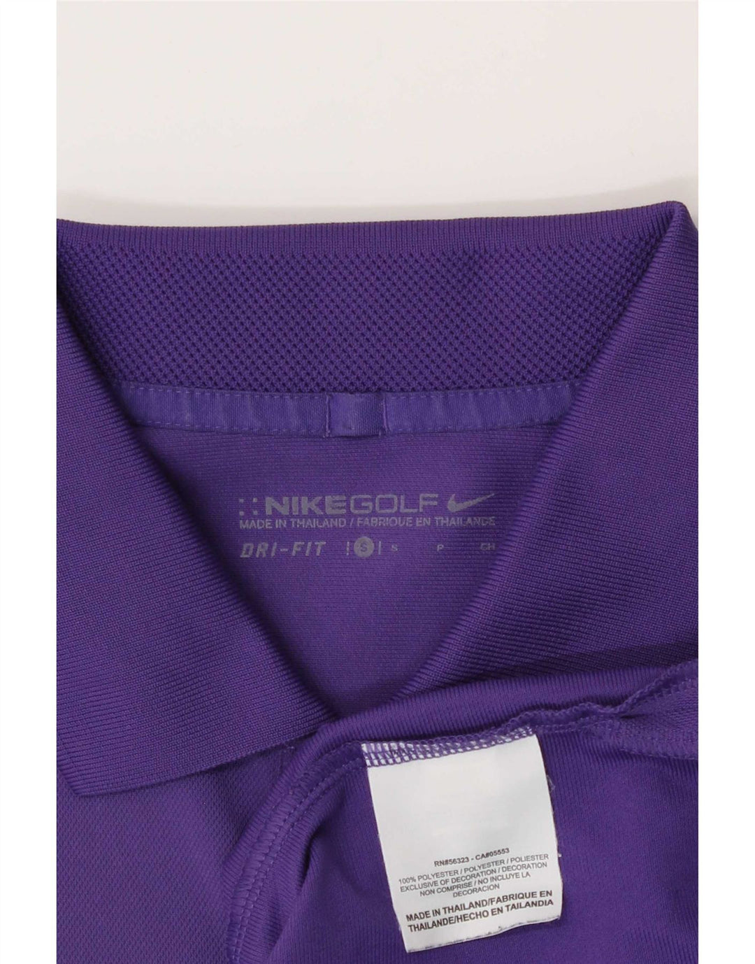 Polo Nike Dri Fit pour homme, petit, violet, polyester