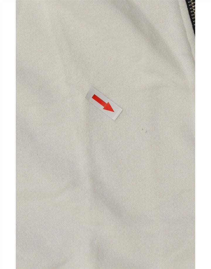 Asics Veste de survêtement pour homme Grand coton color block blanc