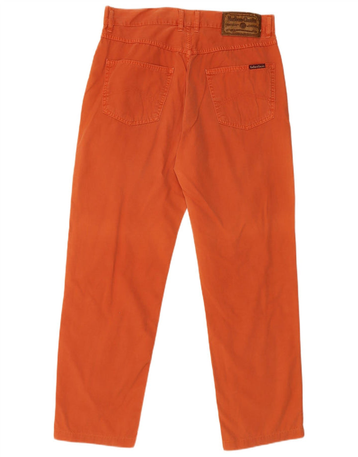 MARLBORO CLASSICS Pantalon décontracté droit pour homme W32 L28 Orange Coton