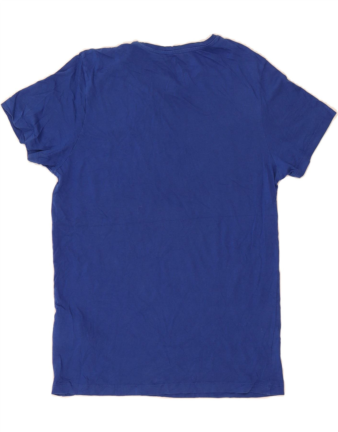 JACK & JONES Mens Graphic T-Shirt Top Medium Blue Cotton Vintage Jack & Jones and Second-Hand Jack & Jones from Messina Hembry 