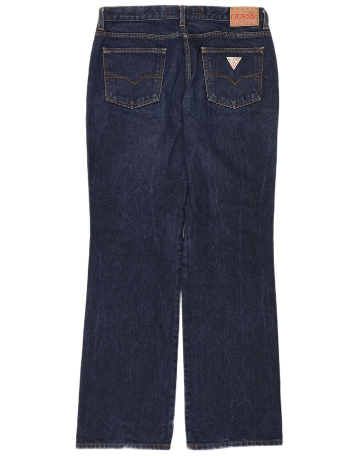 Guess Jean droit homme W32 L32 bleu marine coton