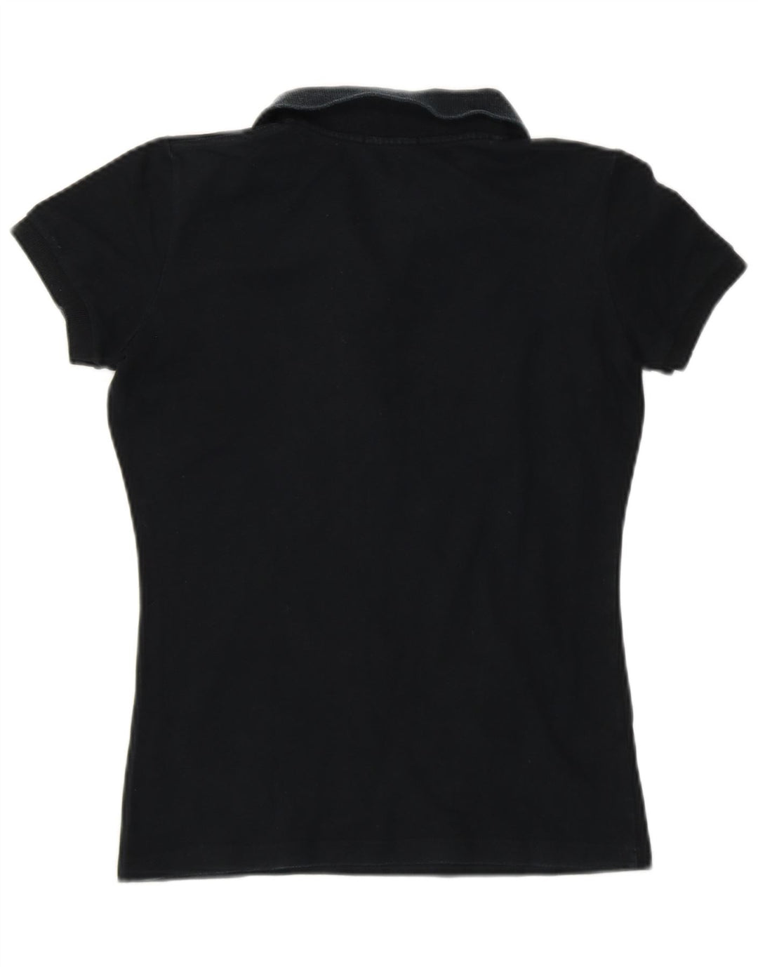 FRED PERRY Polo Femme UK 8 Small Noir Coton
