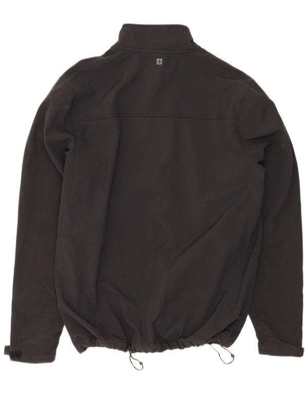 Mountain Warehouse Veste coupe-vent pour homme UK 40 Large Noir Polyester