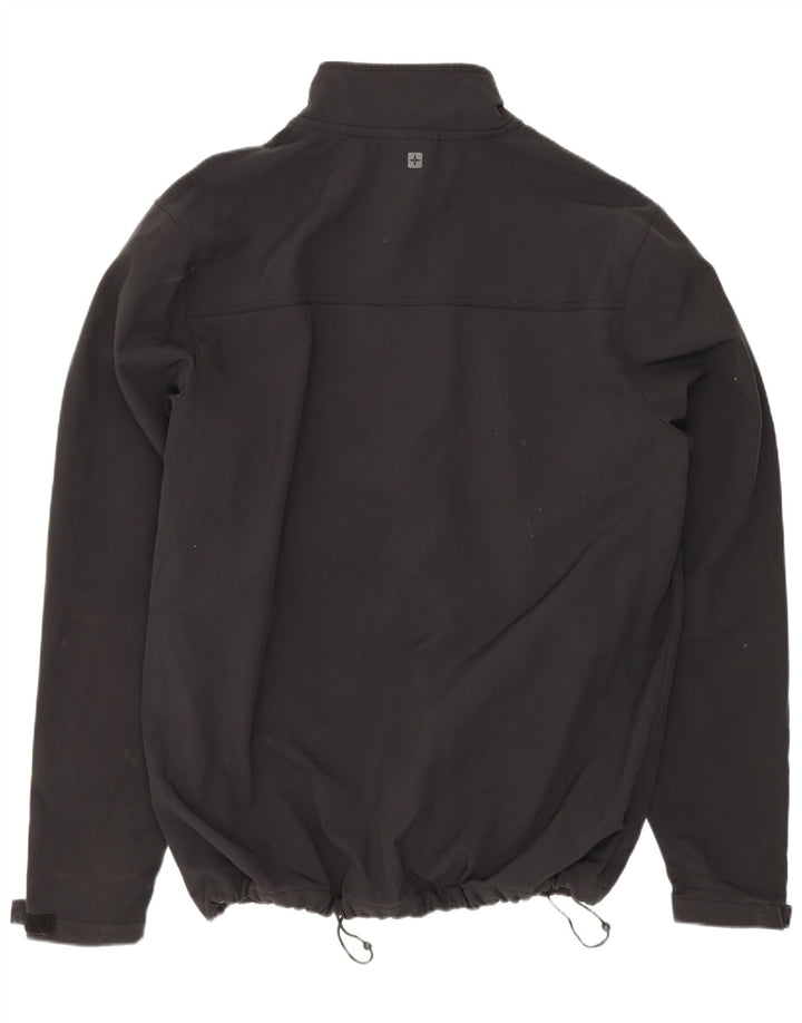 Mountain Warehouse Veste coupe-vent pour homme UK 40 Large Noir Polyester