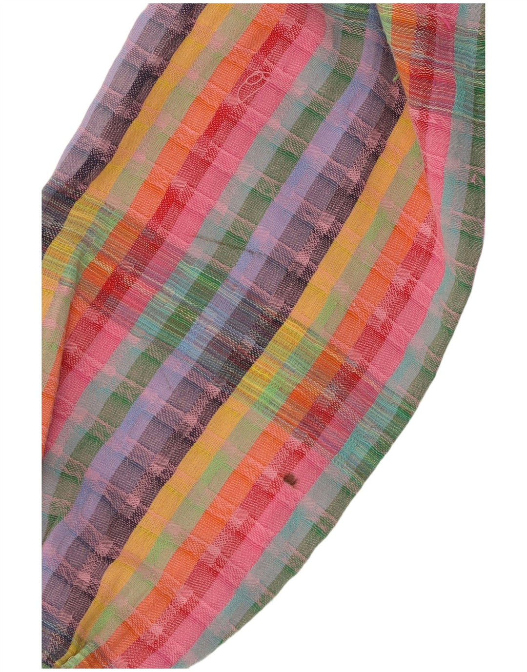 VINTAGE Chemise Femme UK 18 XL Rayé Multicolore