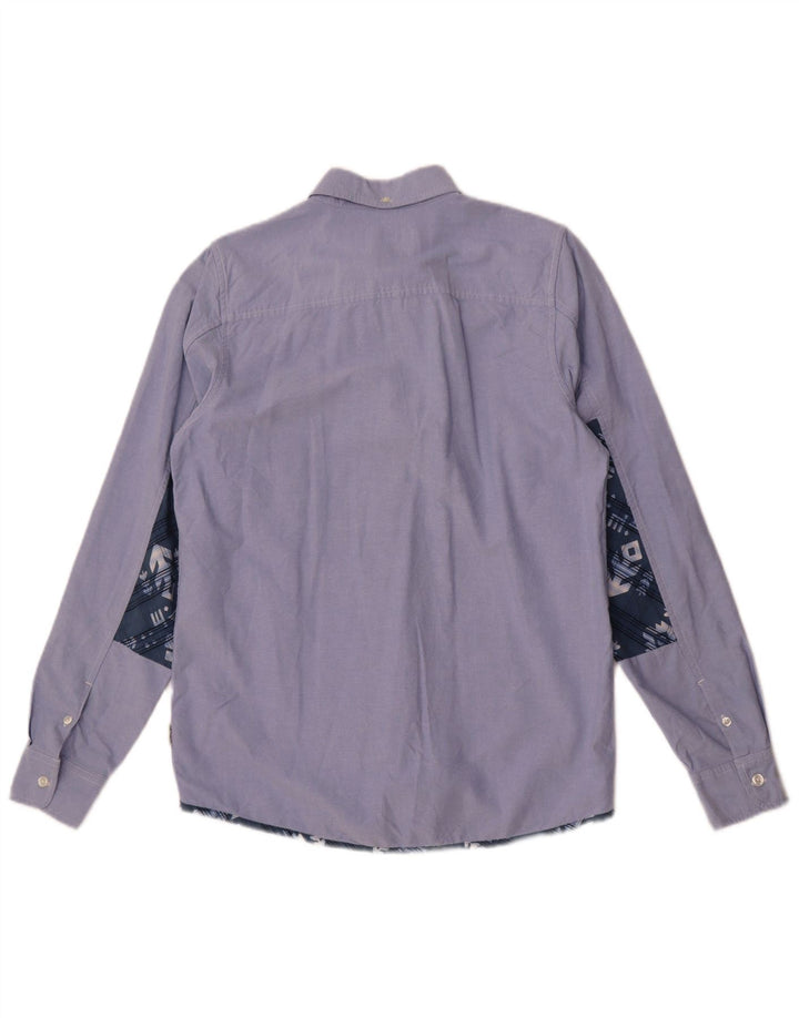 Carhartt Chemise Slim Homme Petit Bleu Colorblock Coton