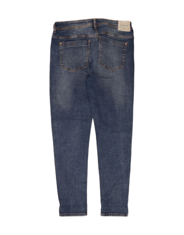 Zara Jean skinny femme EU 40 Medium W30 L28 Bleu marine
