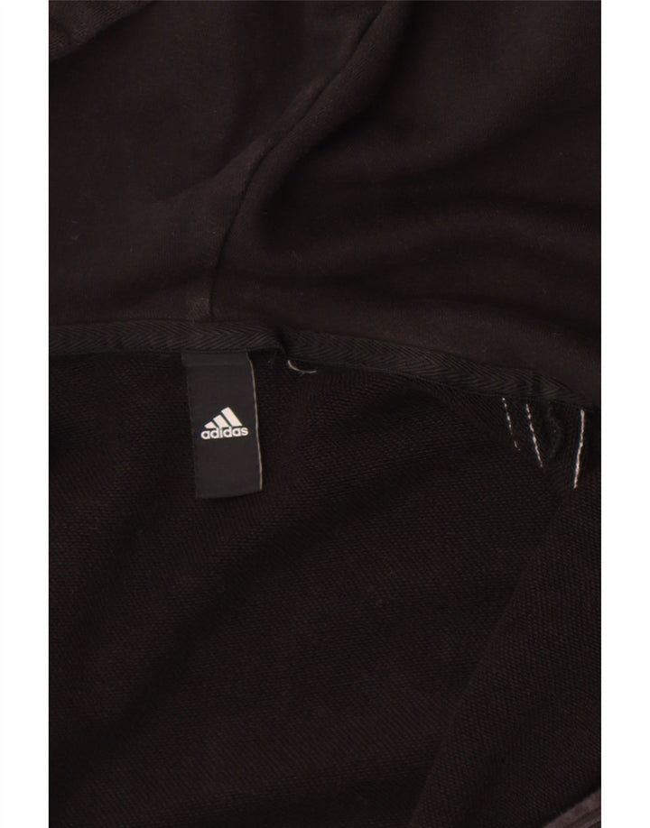 Adidas Pull à capuche zippé pour homme Petit Noir