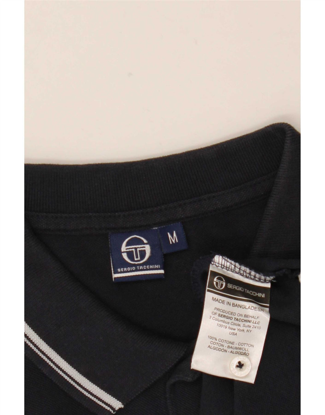 Sergio Tacchini Polo Homme Bleu Marine Moyen Coton