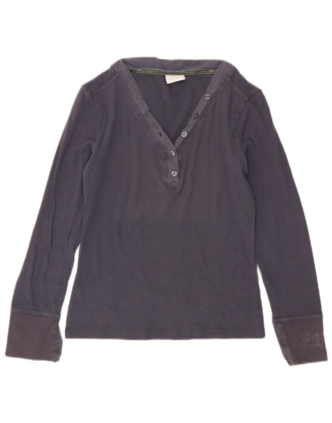 North Sails Haut à manches longues pour femme UK 12 Bleu marine moyen Coton