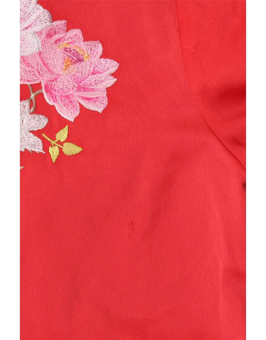 Ted Baker Veste Bomber Femme UK 12 Polyester Floral Rouge Moyen