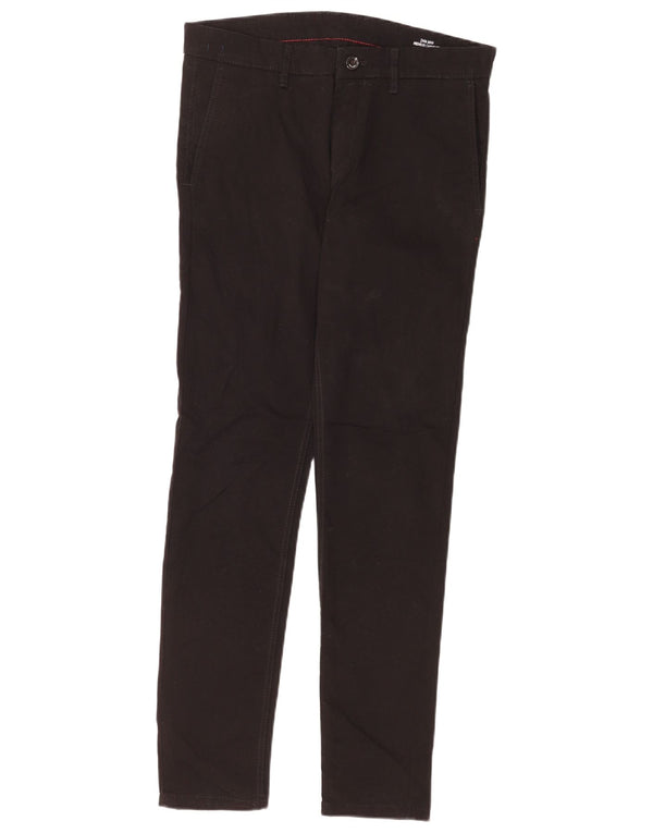 Zara Pantalon Chino Slim Homme EU 40 Medium W31 L30 Coton Noir