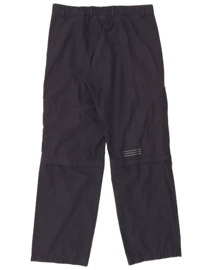 Adidas Pantalon Cargo Droit Homme Moyen W32 L31 Bleu Marine Polyester