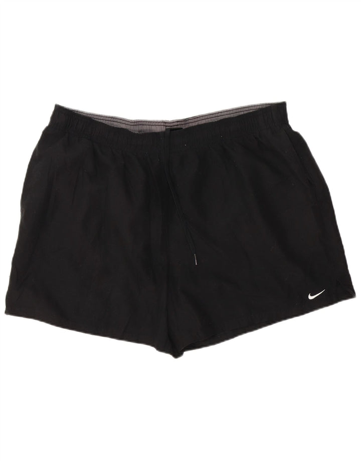 Nike Short de sport pour homme 2XL Noir Polyester