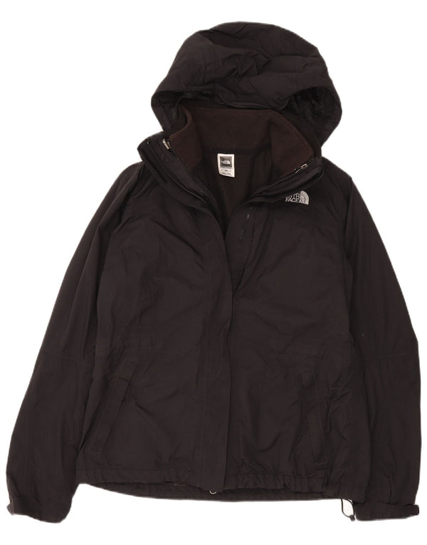 The North Face Veste coupe-vent à capuche pour femme UK 12 Medium Noir