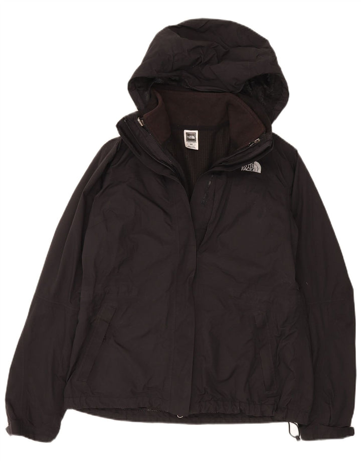 The North Face Veste coupe-vent à capuche pour femme UK 12 Medium Noir