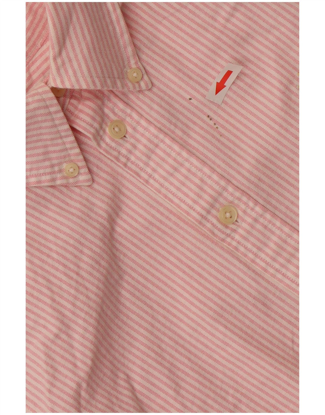 Ralph Lauren Chemise sur mesure pour homme Petit coton rayé rose