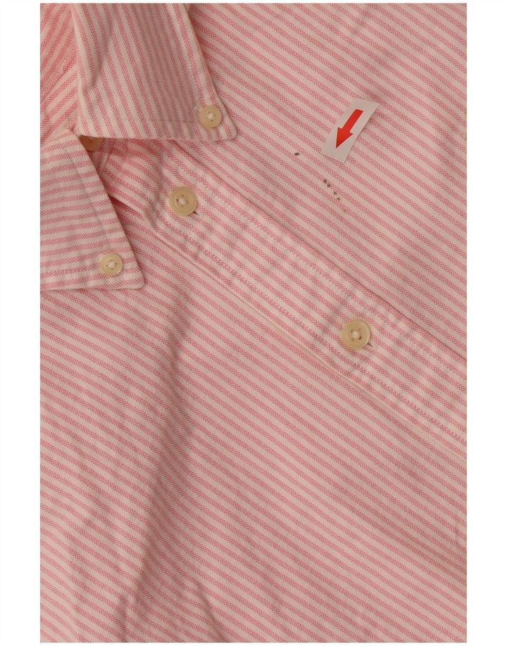 Ralph Lauren Chemise sur mesure pour homme Petit coton rayé rose