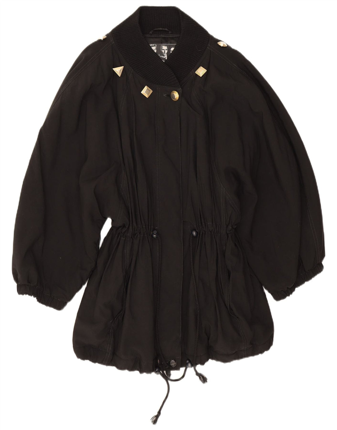 Ernestina Cerini Pardessus Femme IT 44 Viscose Noir Moyen